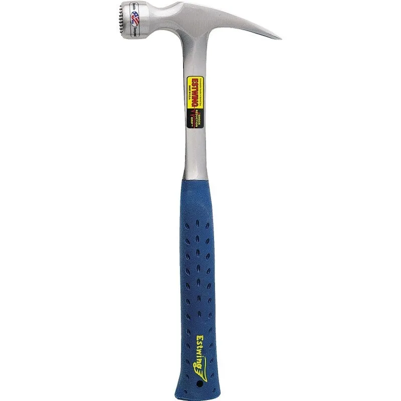 Estwing E3-20SM Hammer, 20 oz Head, Rip Claw, Milled Head, Steel Head, 13-3/4 in OAL