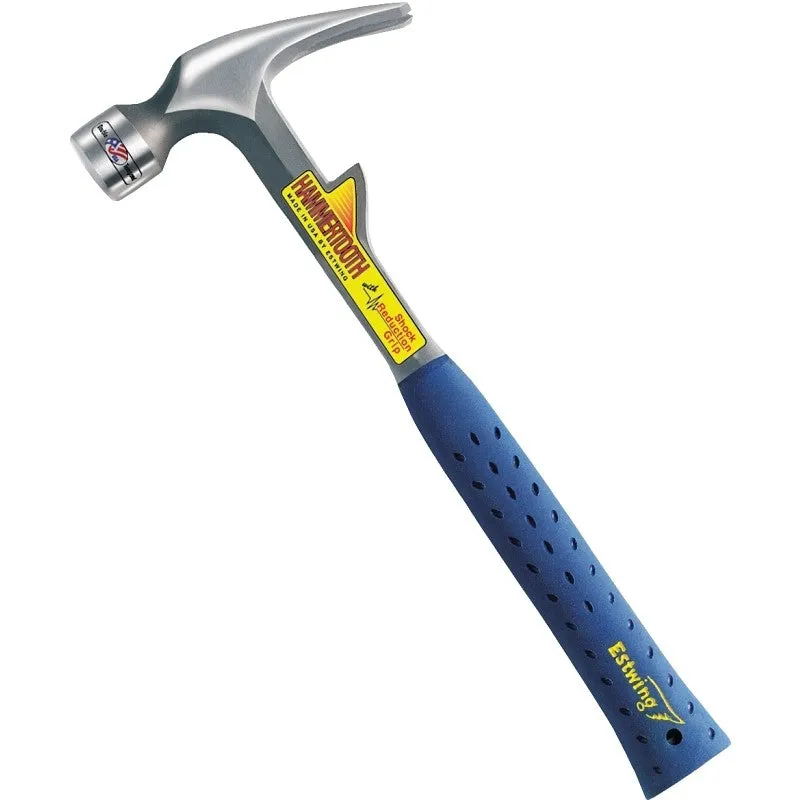 Estwing E6-22TM Estwing Hammer Tooth, 22 oz Head, Rip, Claw, Milled Head, Steel Head, 13-3/4 in OAL
