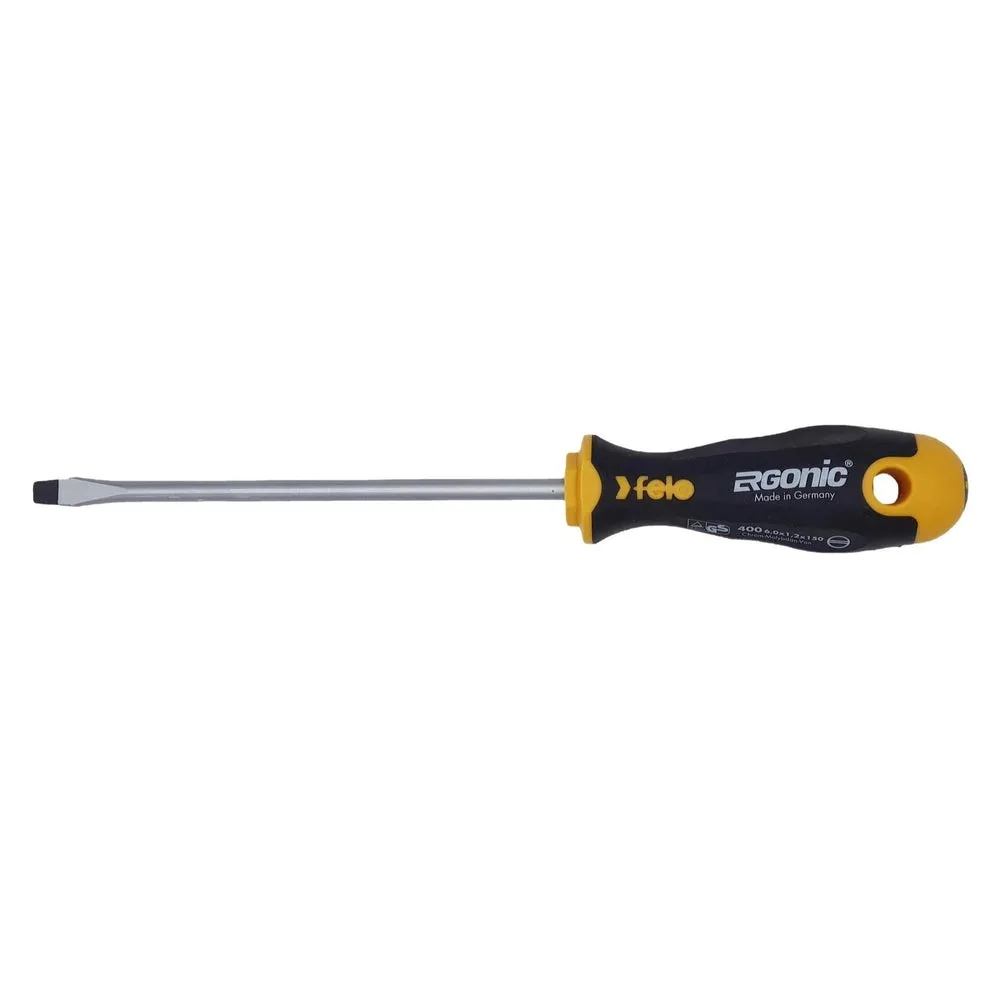 FELO SD ERGONIC Slotted SL 6,0 x 1,2 x 150 – Screwdriver with 3C-handle