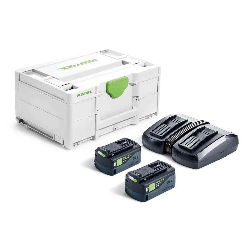FESTOOL 577079 Energy Set – SYS 18V 2×5,0/TCL 6 DUO