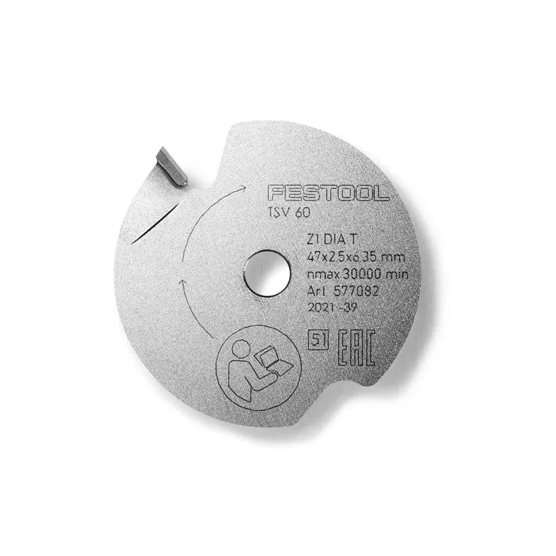 FESTOOL 577082 Scoring Saw Blade DIA 47×2,5×6,35 T1