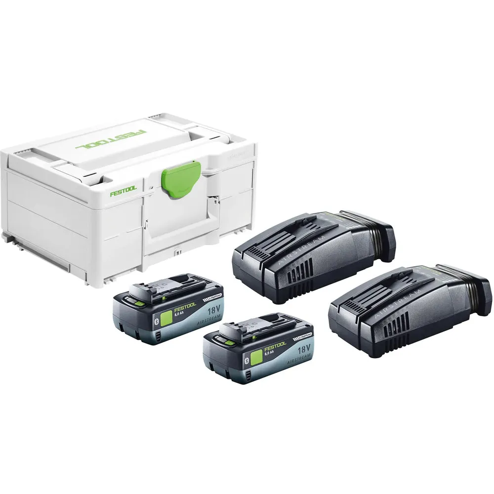 FESTOOL 577328 Energy Set SYS 18V 2×8,0/2xSCA16