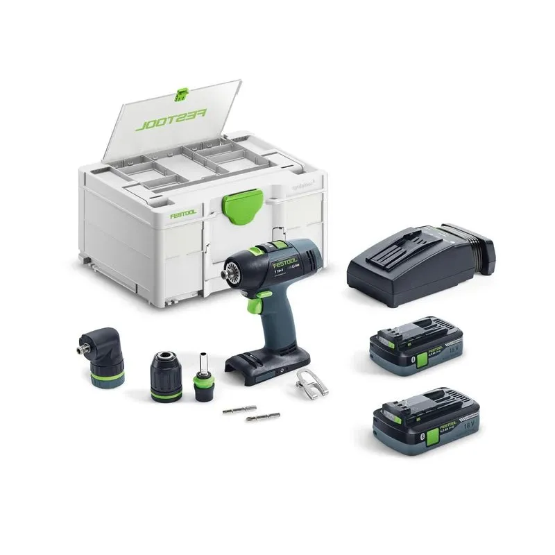 FESTOOL 577608 T18+3 HPC 4,0 I-Set Cordless Drill