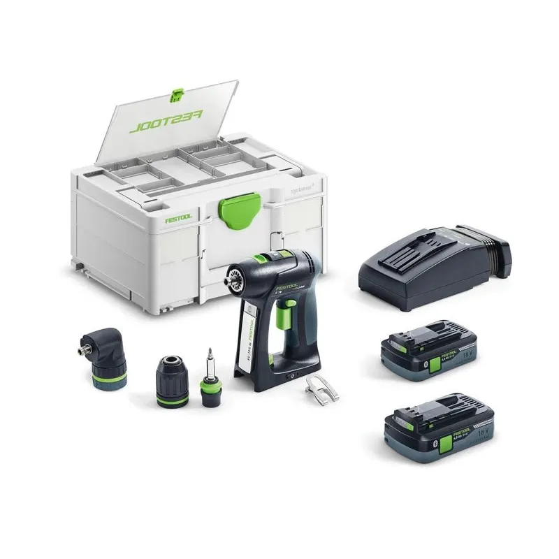 FESTOOL 577619 C 18 HPC 4,0 I-Set Cordless Drill