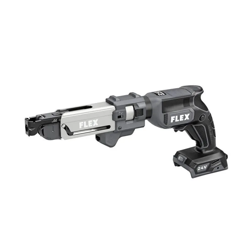 FLEX FX1611-Z 24V Brushless Drywall Screw Gun with Magazine Attachment – Bare Tool