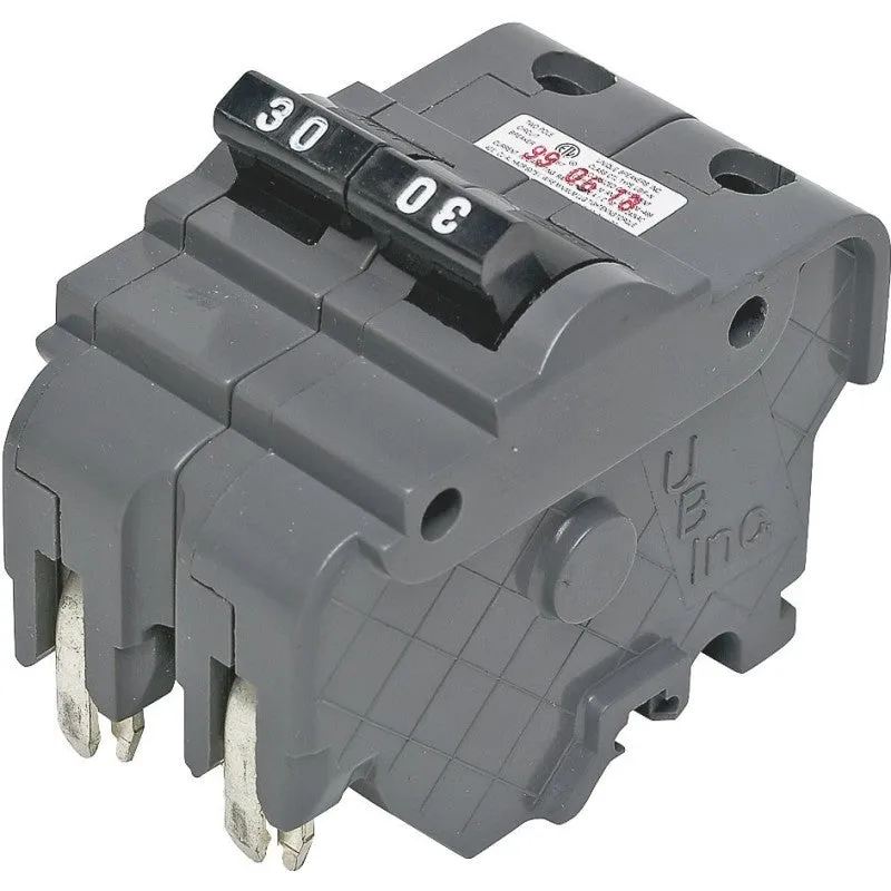 Federal Pacific UBIF230N Circuit Breaker, Type NA, 30 A, 2 -Pole, 120/240 V, Plug Mounting