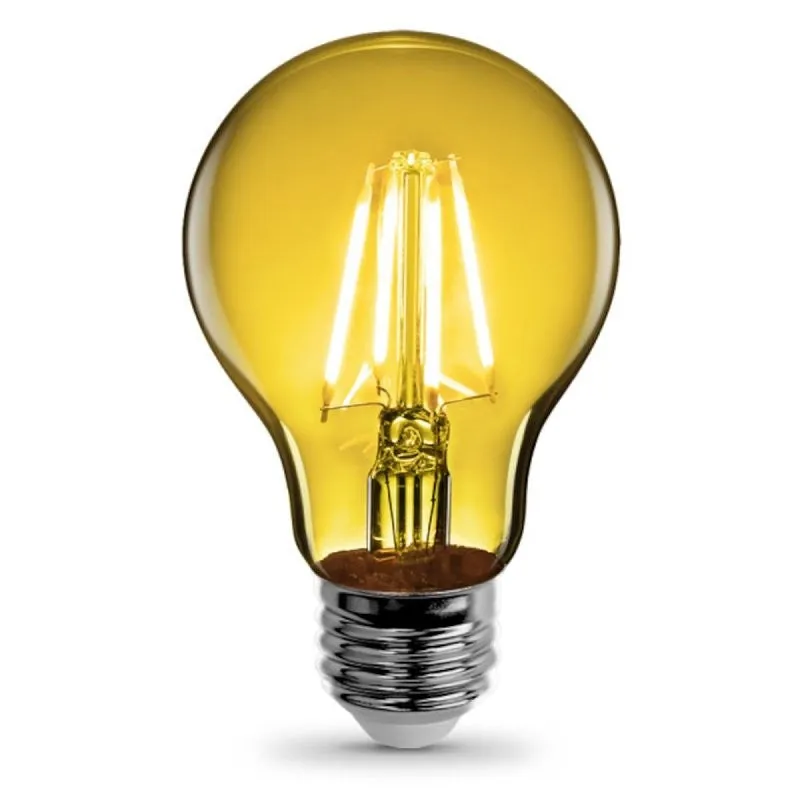 Feit Electric A19/TY/LED LED Bulb, General Purpose, 120 V, 4.5 W, A19 Lamp, 25 W Equivalent, E26 Lamp Base, Clear (Pack of 6)