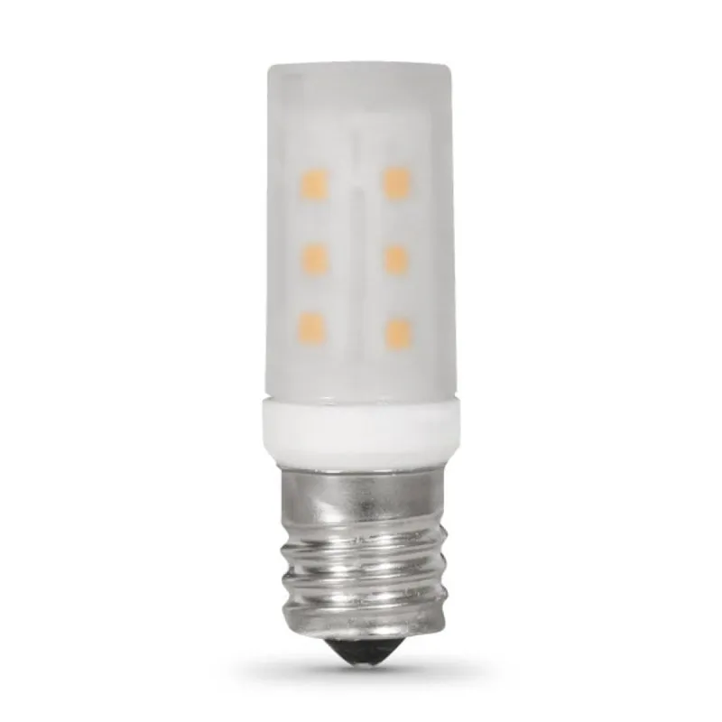 Feit Electric BP25T8N/SU/LED Microwave LED Bulb, Linear, T8 Lamp, 25 W Equivalent, E17 Lamp Base, Warm White Light (Pack of 6)