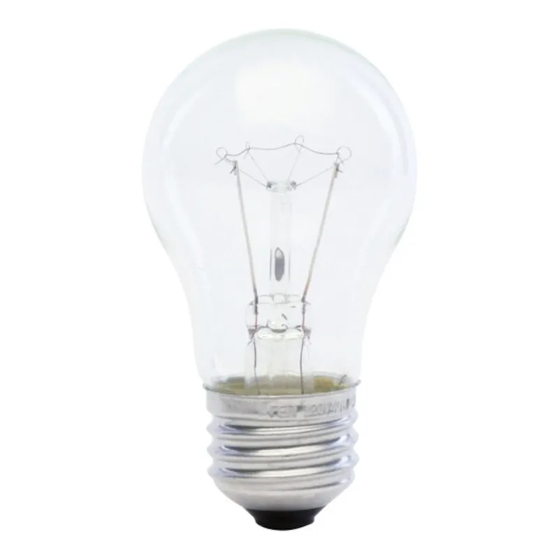 Feit Electric BP40A15/CL/CF Incandescent Lamp, Clear Lamp, 1.87 in D x 3.5 in H Dimensions, 40 W, A15 Lamp, 280 Lumens (Pack of 6)