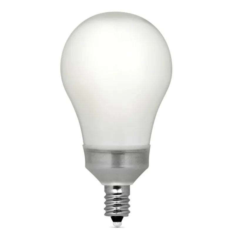Feit Electric BPA1540C/950CA/2 LED Bulb, General Purpose, 450 Lumens, 5 W, A15 Lamp, 40 W Equivalent, E12 Lamp Base