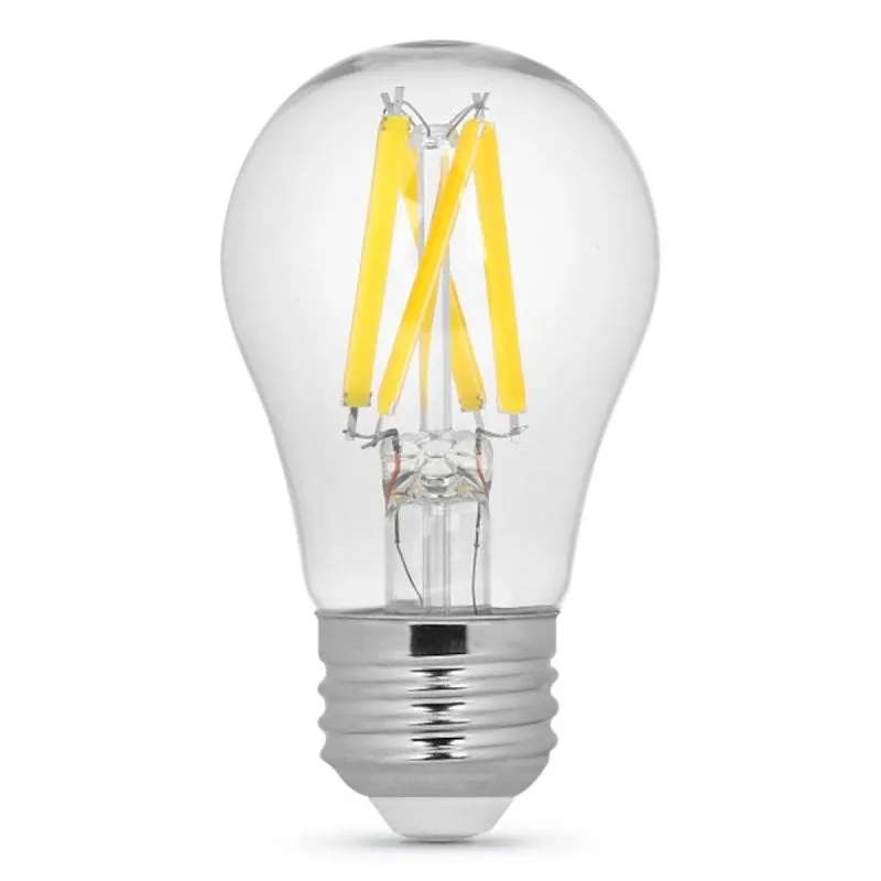 Feit Electric BPA1560/927CA/FIL/2 LED Bulb, General Purpose, 750 Lumens, 8.3 W, A15 Lamp, 60 W Equivalent, E26 Lamp Base