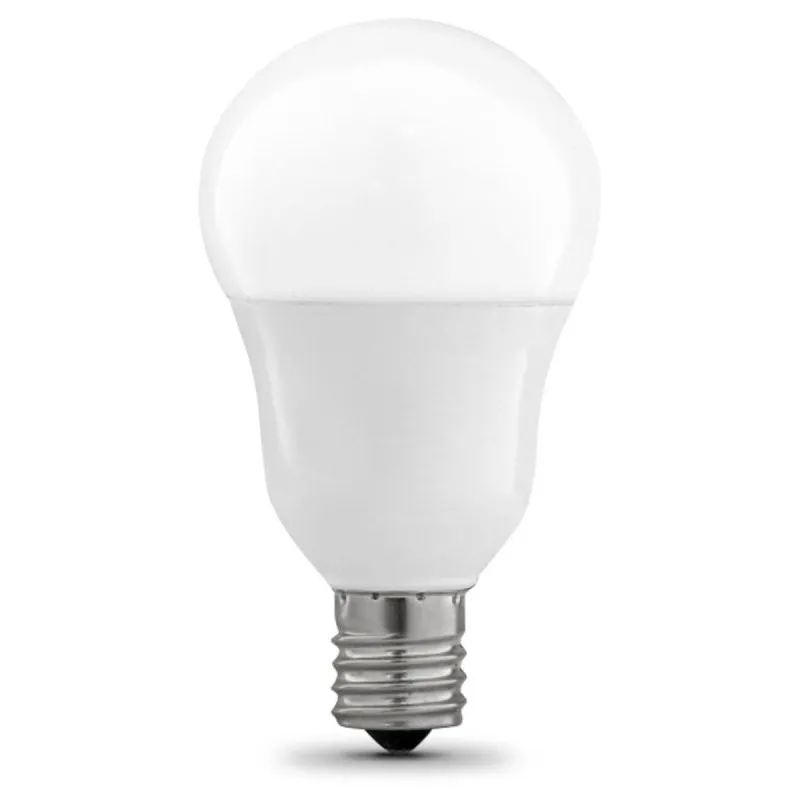 Feit Electric BPA1560N/950CA/2 LED Bulb, General Purpose, A15 Lamp, 60 W Equivalent, E17 Lamp Base, Dimmable, White (Pack of 6)