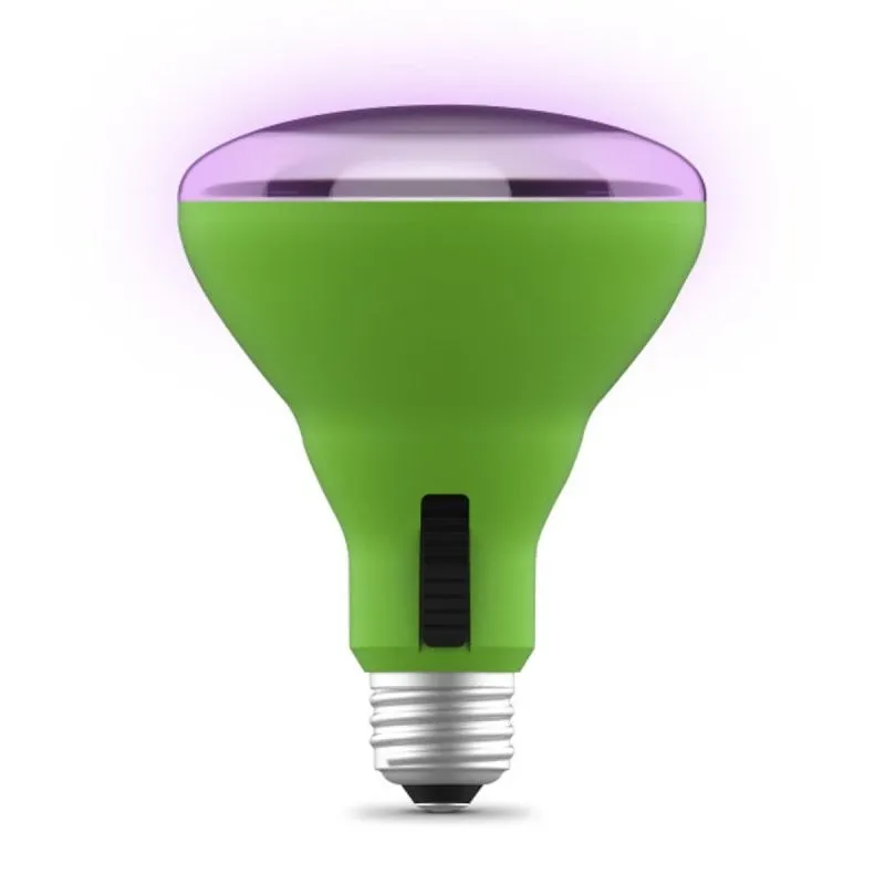feit electric br30adjgrwledhdrp indoor greenhouse plant grow led light bulb 120 v led lamp 680 green