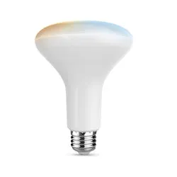 Feit Electric BR30/CCT/CA/AG Smart Wi-Fi Light Bulb, 7.2 W, Wi-Fi Connectivity: Yes, App Control, E26 Medium Lamp Base