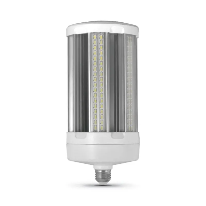 Feit Electric C20000/5K/LED LED Bulb, Corn Cob, 1000 W Equivalent, E26 Lamp Base, Clear, Daylight Light