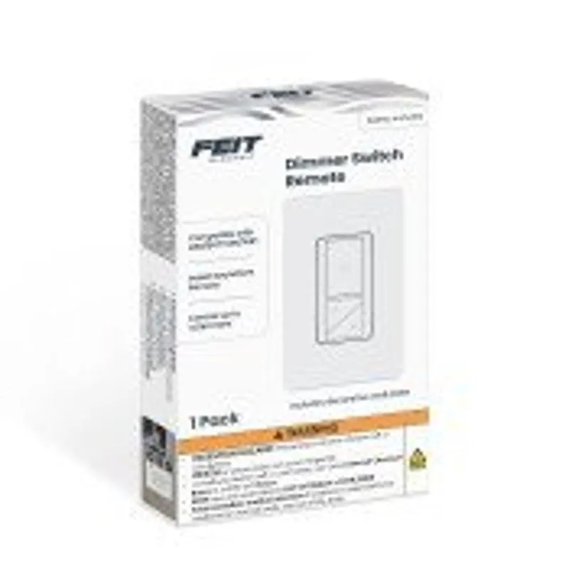 feit electric dimcompanion dimmer switch remote hardwired white
