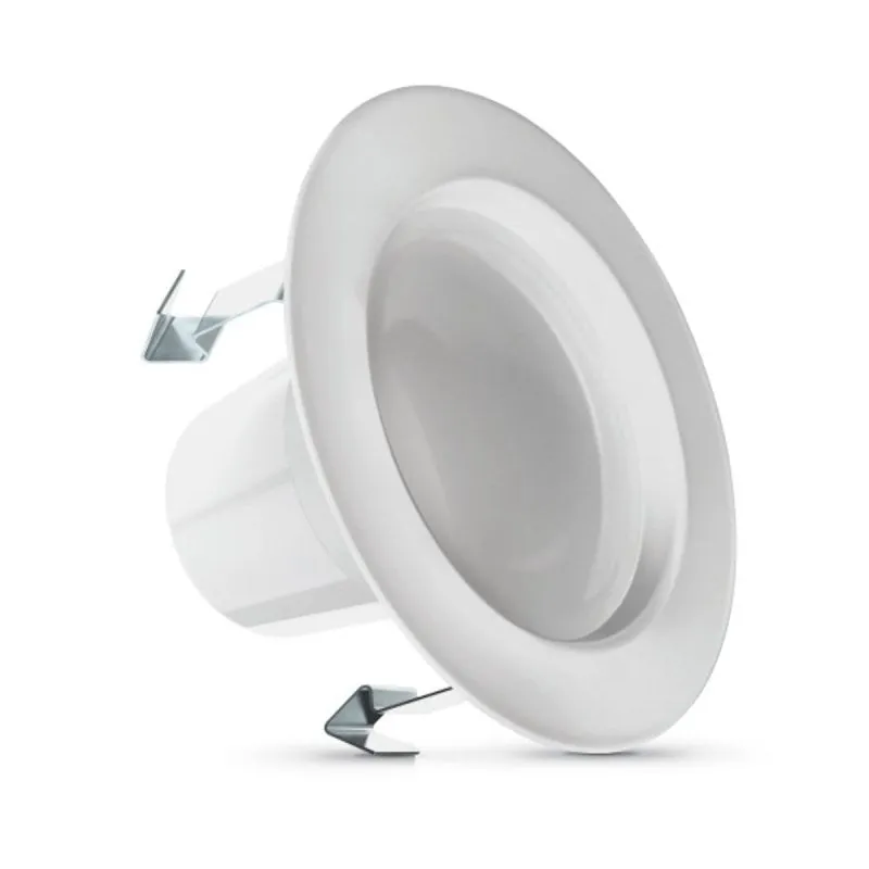 Feit Electric LEDR4HO/6WYCA Downlight, 775 Lumens, 2.3 in H x 5.1 in W Dimensions, 8.6 W, 120 V, LED Lamp, White