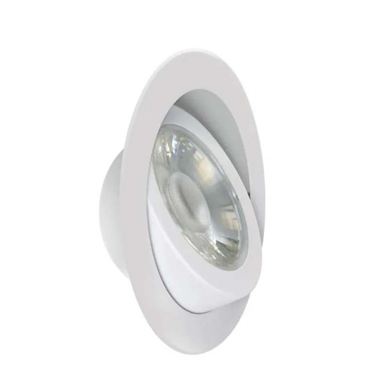 Feit Electric LEDR4XT/ADJ/6WYCA LED Downlight, 11 W, 120 V, LED Lamp, Aluminum/Plastic, White, Frost (Pack of 4)