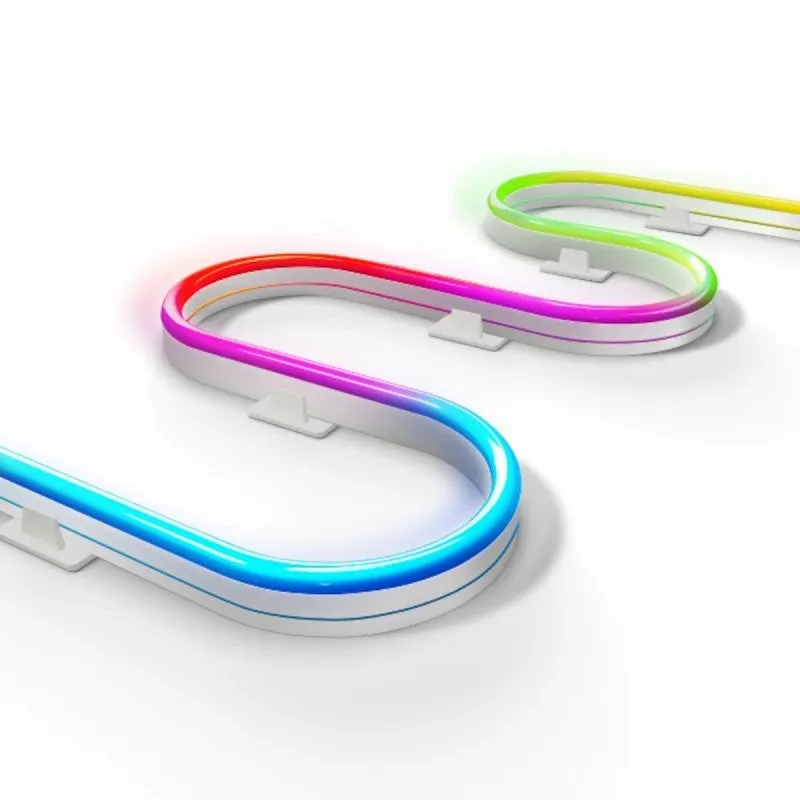 Feit Electric NF10/CHASE/AG Neon Flex Rope Light, 100/240 V, 22 W, LED Lamp, Multi-Color Light, 125 in L