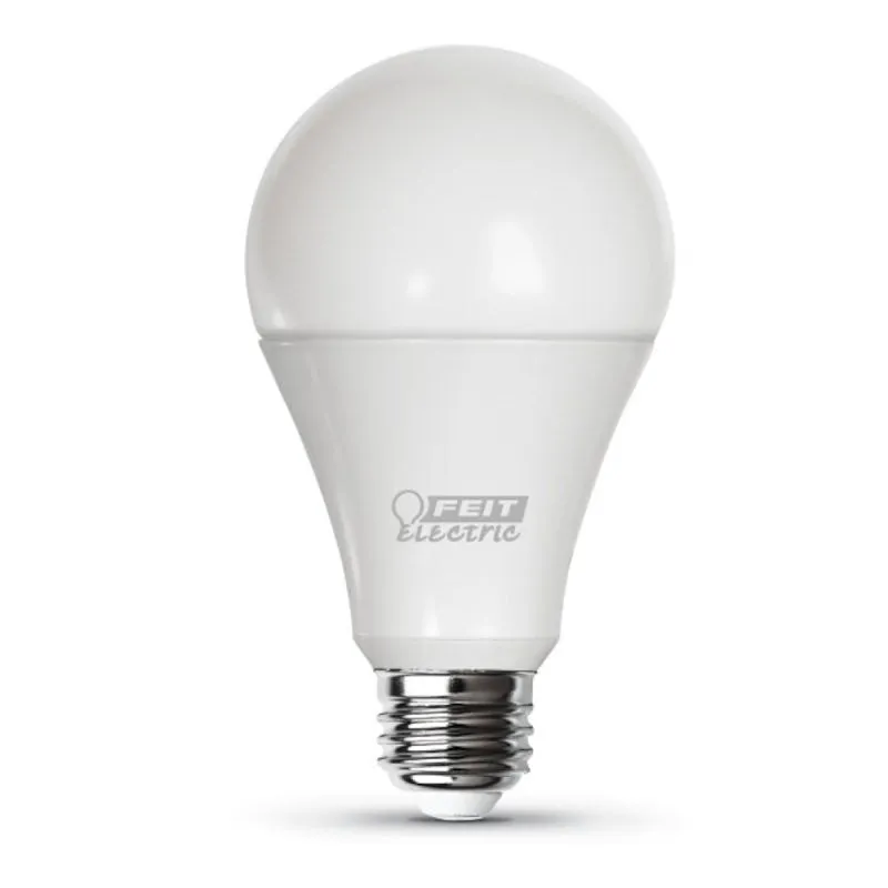 Feit Electric OM150DM/850/LED LED Bulb, 120 V, 2605 Lumens, 28 W, A21 Lamp, 150 W Equivalent, E26 Lamp Base (Pack of 4)