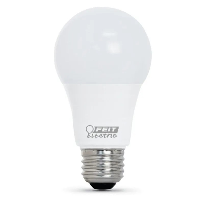 Feit Electric OM60DM/927CA/4 LED Lamp, 800 Lumens, 8.8 W, A19 Lamp, 60 W Equivalent, E26 Lamp Base
