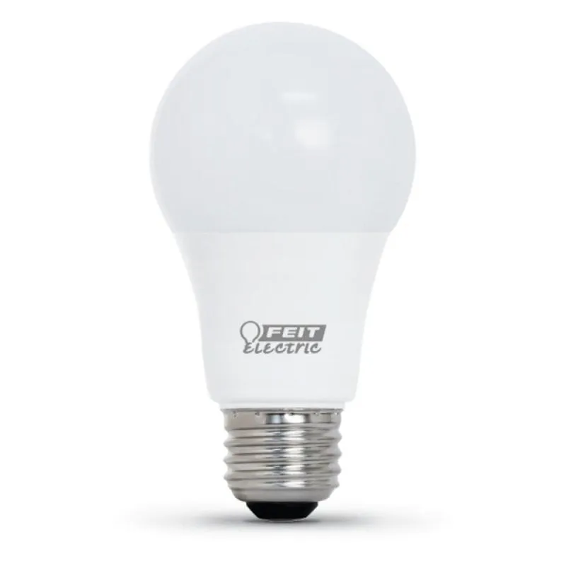 Feit Electric OM60DM/950CA/4 LED Lamp, General Purpose, 120 V, 8.8 W, A19 Lamp, 60 W Equivalent, E26 Lamp Base