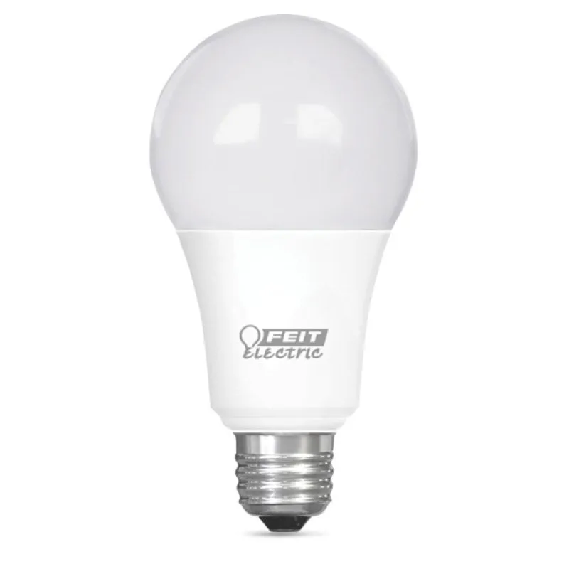 Feit Electric OM75DM/930CA/2 LED Lamp, General Purpose, 1100 Lumens, 12.2 W, A19 Lamp, 75 W Equivalent, E26 Lamp Base
