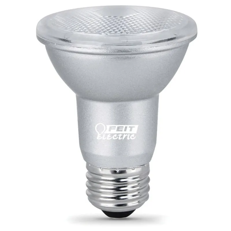 Feit Electric PAR20DM/950CA/2 LED Lamp, Flood/Spotlight, PAR20 Lamp, 50 W Equivalent, E26 Lamp Base, Dimmable, Frosted