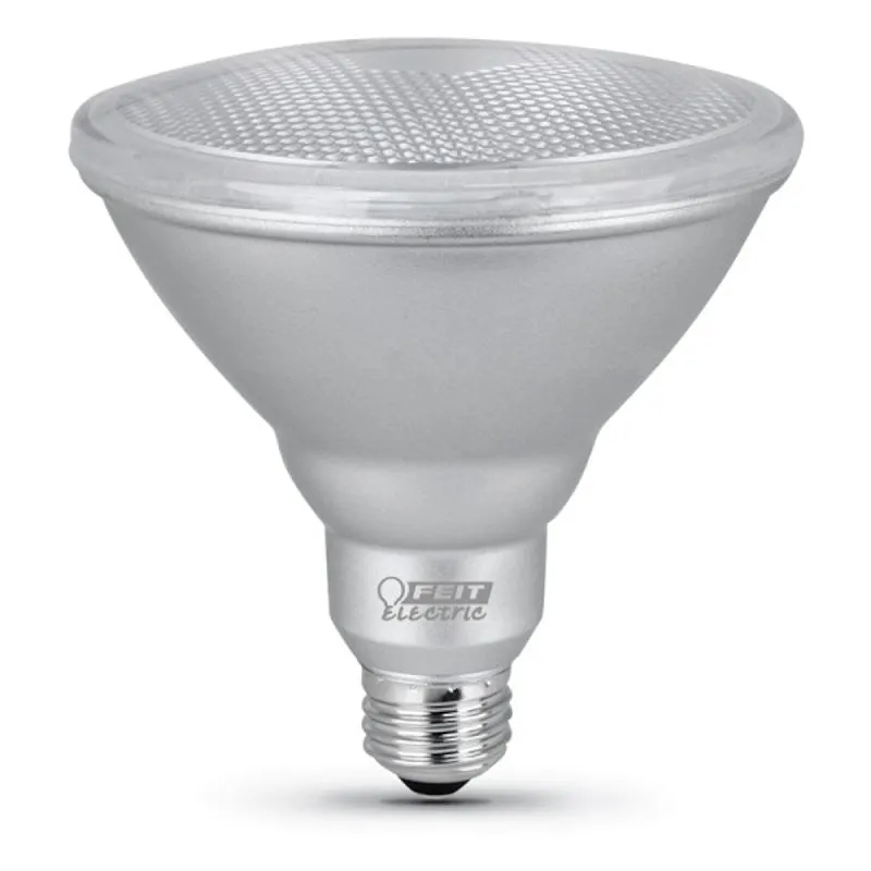 Feit Electric PAR38DM/1400/950C LED Lamp, Flood/Spotlight, PAR38 Lamp, 120 W Equivalent, E26 Lamp Base, Dimmable, Silver