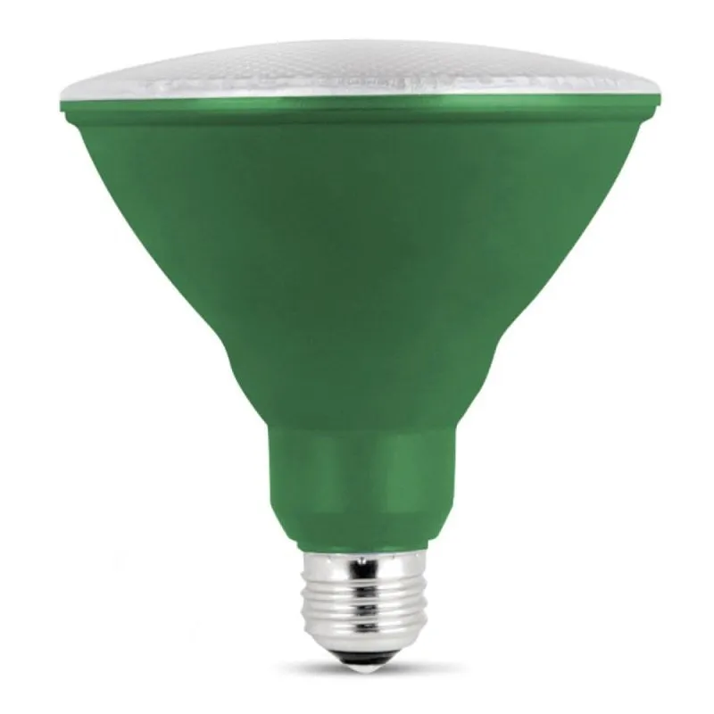 Feit Electric PAR38/G/10KLED/BX LED Bulb, Flood/Spotlight, PAR38 Lamp, E26 Lamp Base, Green Light (Pack of 4)
