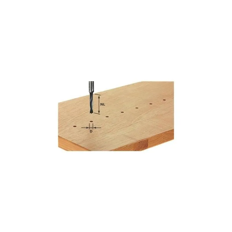Festool | 491066 Dowel Drill Router Bit, Hw 5X30mm