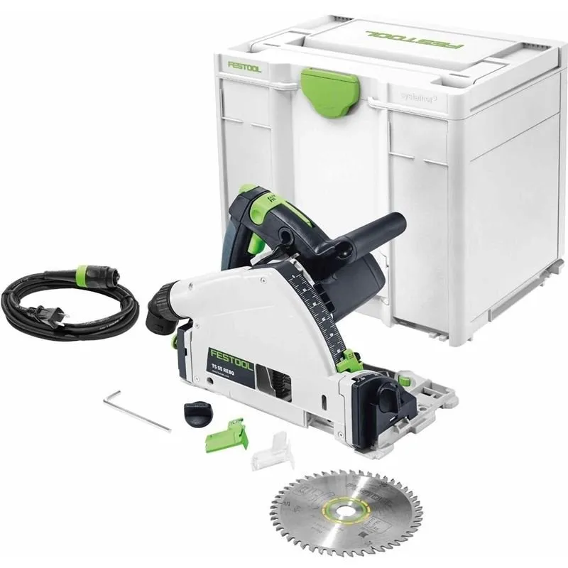 Festool 576011 TS 55 REQ Plunge Cut Track Saw w/ Systainer