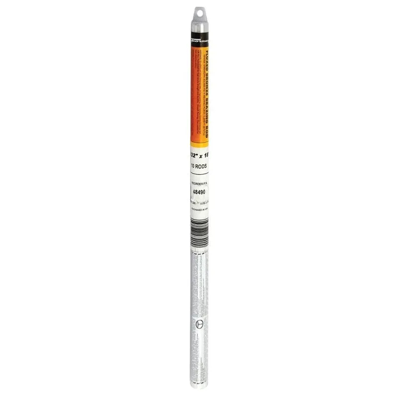Forney 48490 Brazing Rod, 3/32 in Dia, 18 in L, Bronze