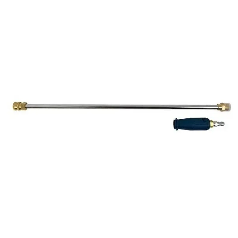 Forney 75178 High-Pressure Wand and Multi-Regulator Nozzle, M22 Inlet, Brass/Steel, 14 in L