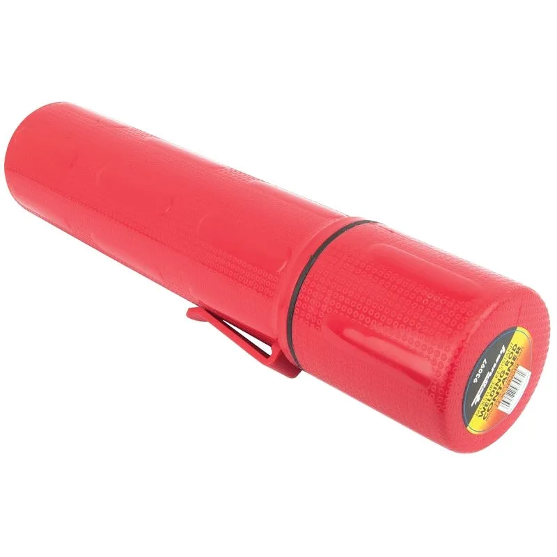 Forney 93097 Rod Storage Container, 10 lb Capacity, 14-3/8 in L, Polypropylene, Red