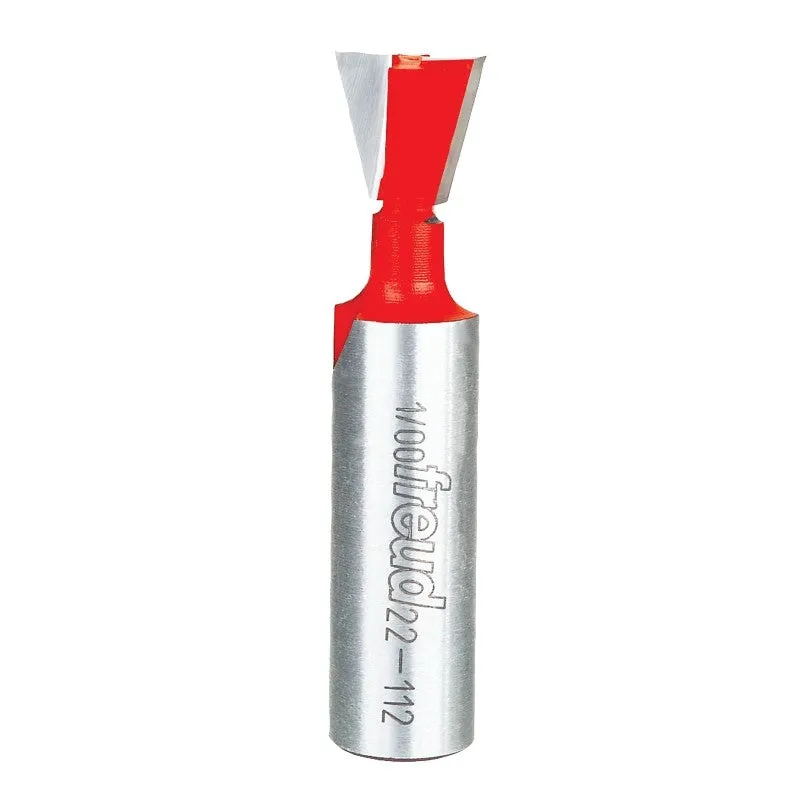 Freud 22-112 Router Bit, 1/2 in Dia Cutter, 2-1/4 in OAL, 1/2 in Dia Shank, 2-Cutter, Carbide