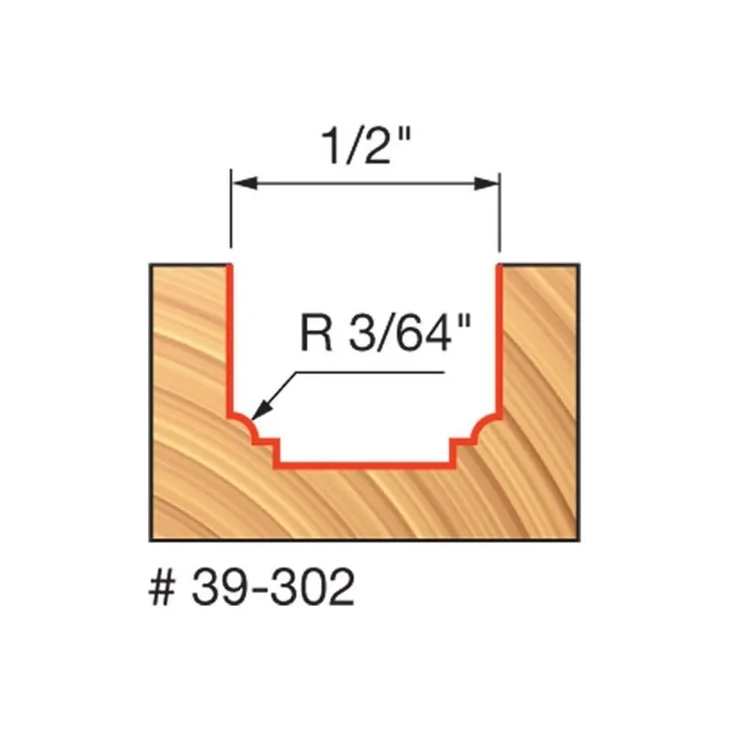 Freud | 39-302 3/64 Radius Classical Beading Groove Bit