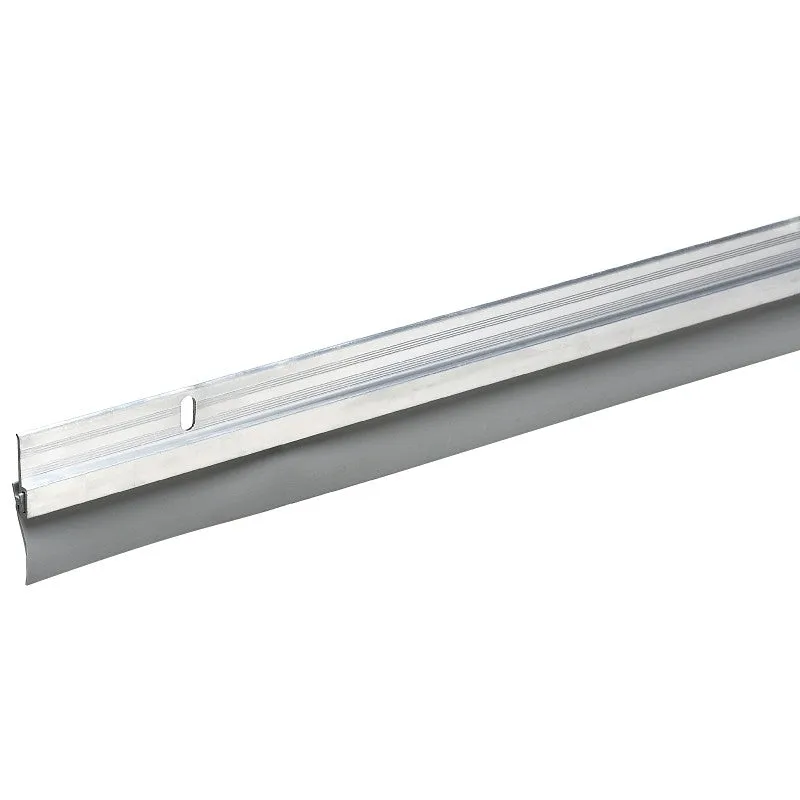 Frost King A54/36H Door Sweep, 36 in L, 1-1/4 in W, Aluminum Flange, Vinyl Insert