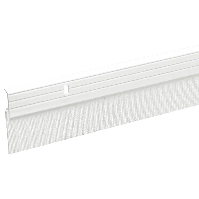 Frost King A79WHA Premium Door Sweep, 36 in L, 2 in W, Aluminum Flange, Rubber Insert