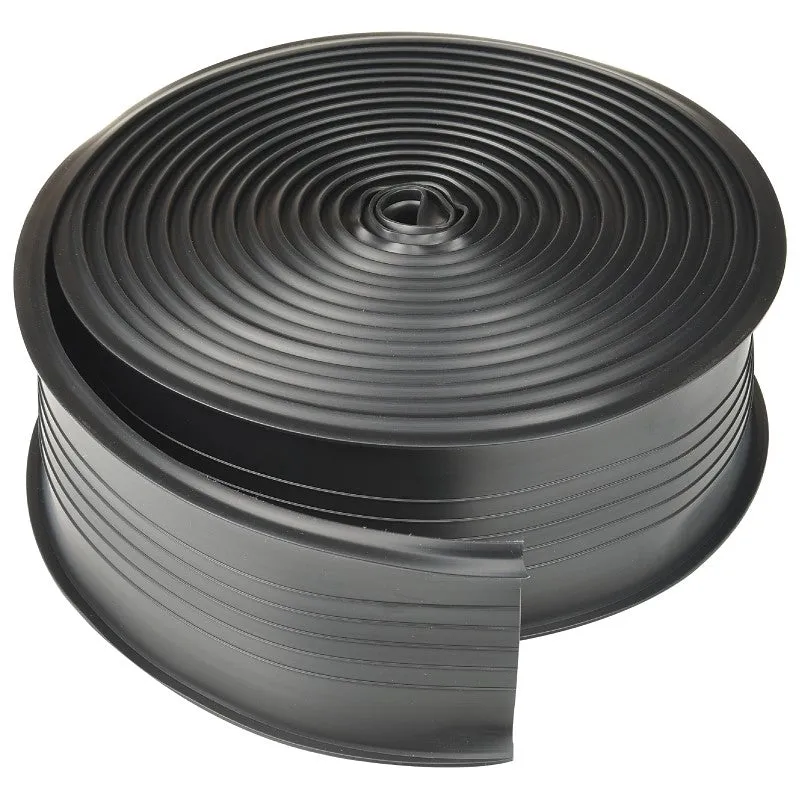 Frost King RV18 Garage Door Seal, 2-3/4 in W, 19 ft L, Vinyl, Black