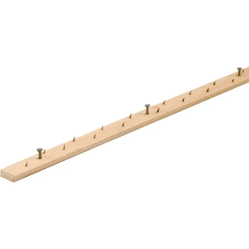 Frost King WM100W Carpet Strip, 4 ft L, 1 in W, Wood (Pack of 100)