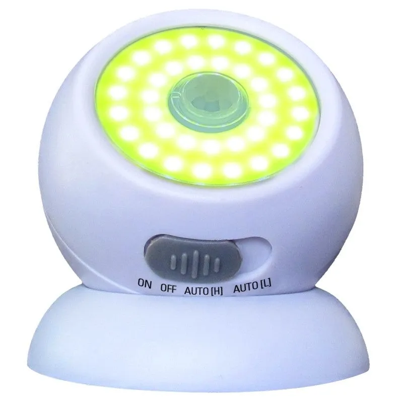 Fulcrum 34001-308 Night Owl Swivel Light, AAA Battery, 35-Lamp, LED Lamp, 250 Lumens