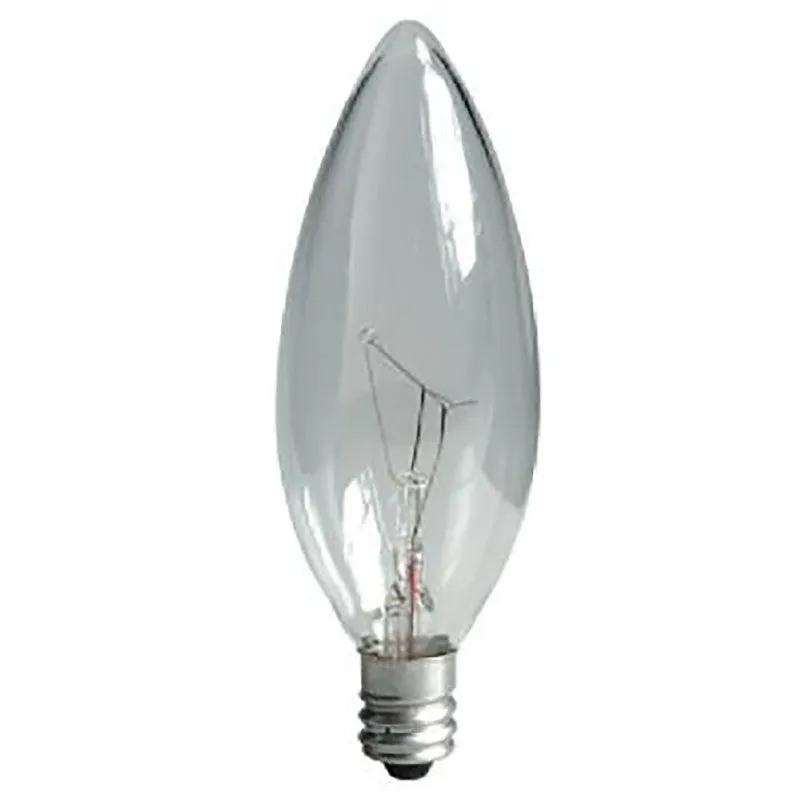 GE 74978 Ceiling Fan Bulb, 45 W, B10 Lamp, E12 Candelabra Lamp Base, 155 Lumens, 2500 K Color Temp (Pack of 5)