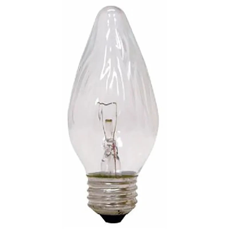 GE 75337 Ceiling Fan Bulb, 25 W, F15 Lamp, E26 Medium Lamp Base, 190 Lumens, 2500 K Color Temp (Pack of 4)