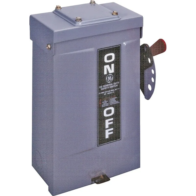 GE TG3221R Safety Switch, 2-Pole, 30 A, 240 V