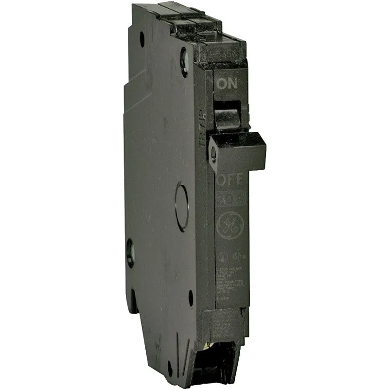 GE THQP140 Feeder Circuit Breaker, Type THQP, 40 A, 1-Pole, 120/240 V, Non-Interchangeable Trip, Plug