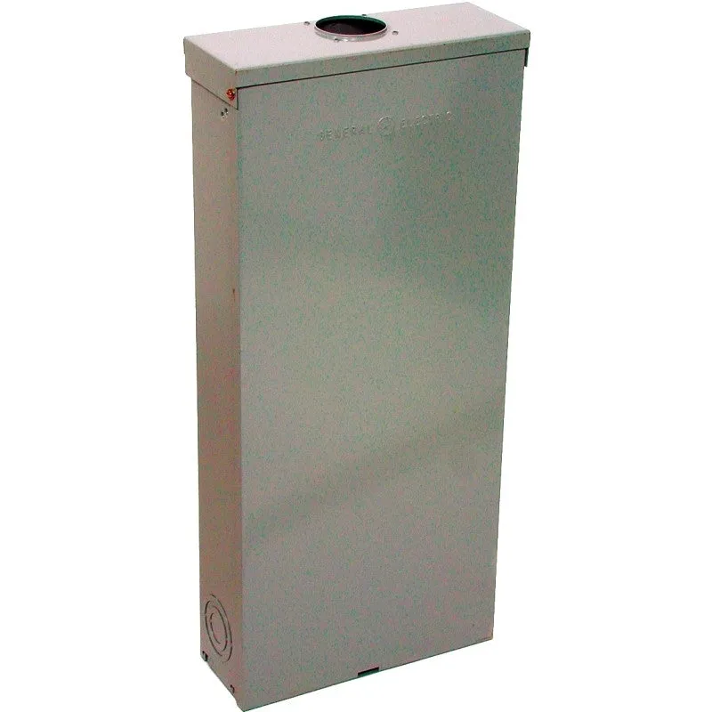 GE TM820RCUFLP Load Center, 1-Pole, 200 A, 16-Circuit, NEMA 3R Enclosure, Plug