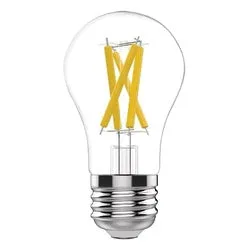 GE Ultra Bright A-1038345-01 LED Light Bulb, A15 Lamp, 100 W Equivalent, E26 Medium Lamp Base, Dimmable, Clear