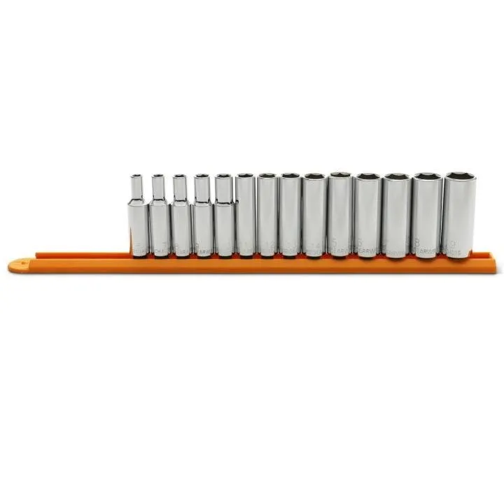 GEARWRENCH 80554 14 Piece 3/8″ Drive 6 Point Deep Metric Socket Set