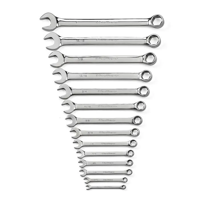 GEARWRENCH 81924 14 Piece 6 Point Combination SAE Wrench Set